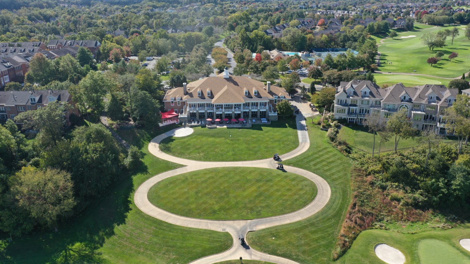 The club house at River Creek on the Potomac