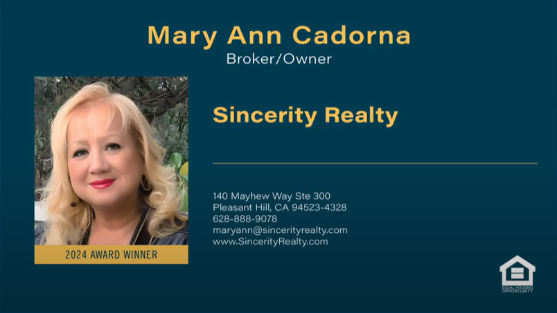About Mary Ann | Mary Ann Cadorna Realtor Broker Owner Sincerity Realty